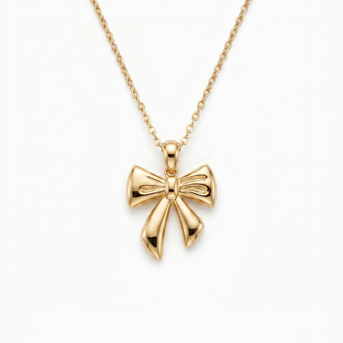 Delicate Ribbon Bow pendant — FCP