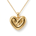 Puffy Ribbon Heart pendant — FCP
