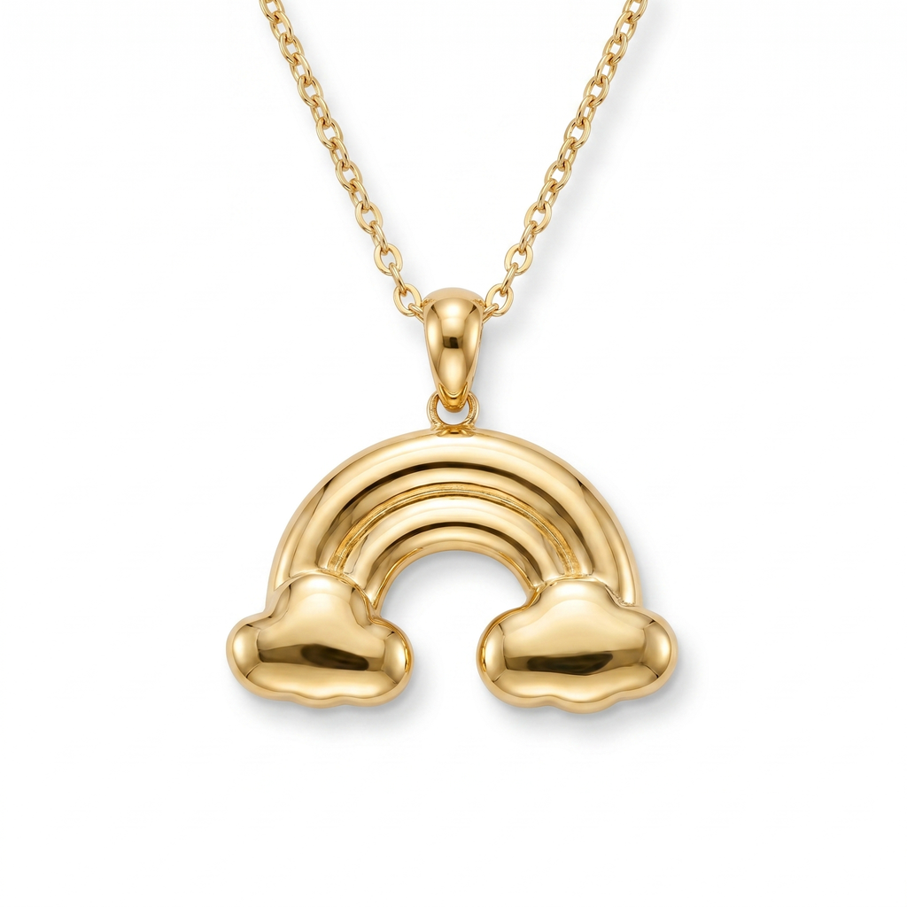 Rainbow with Clouds pendant — FCP