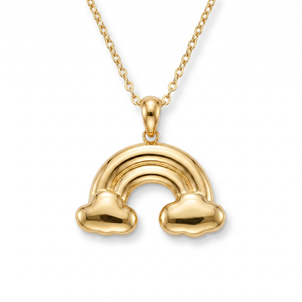 Rainbow with Clouds pendant — FCP