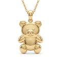 Polished Teddy Bear pendant — FCP