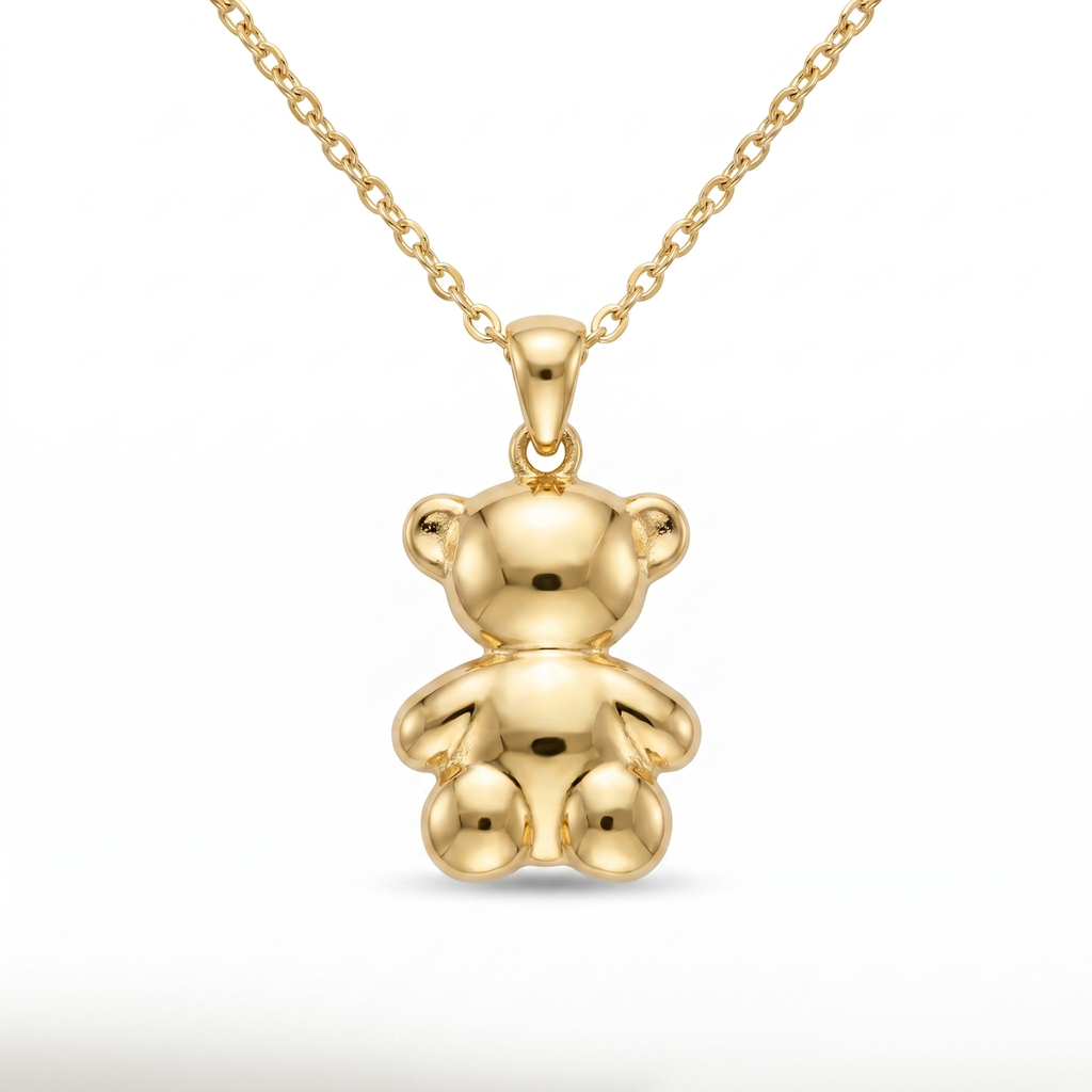 Sitting Teddy Bear pendant — FCP