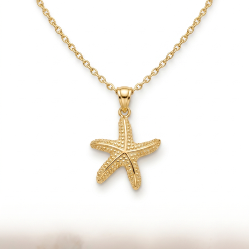 Beaded Starfish pendant — FCP