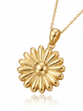Textured Sunflower pendant — FCP
