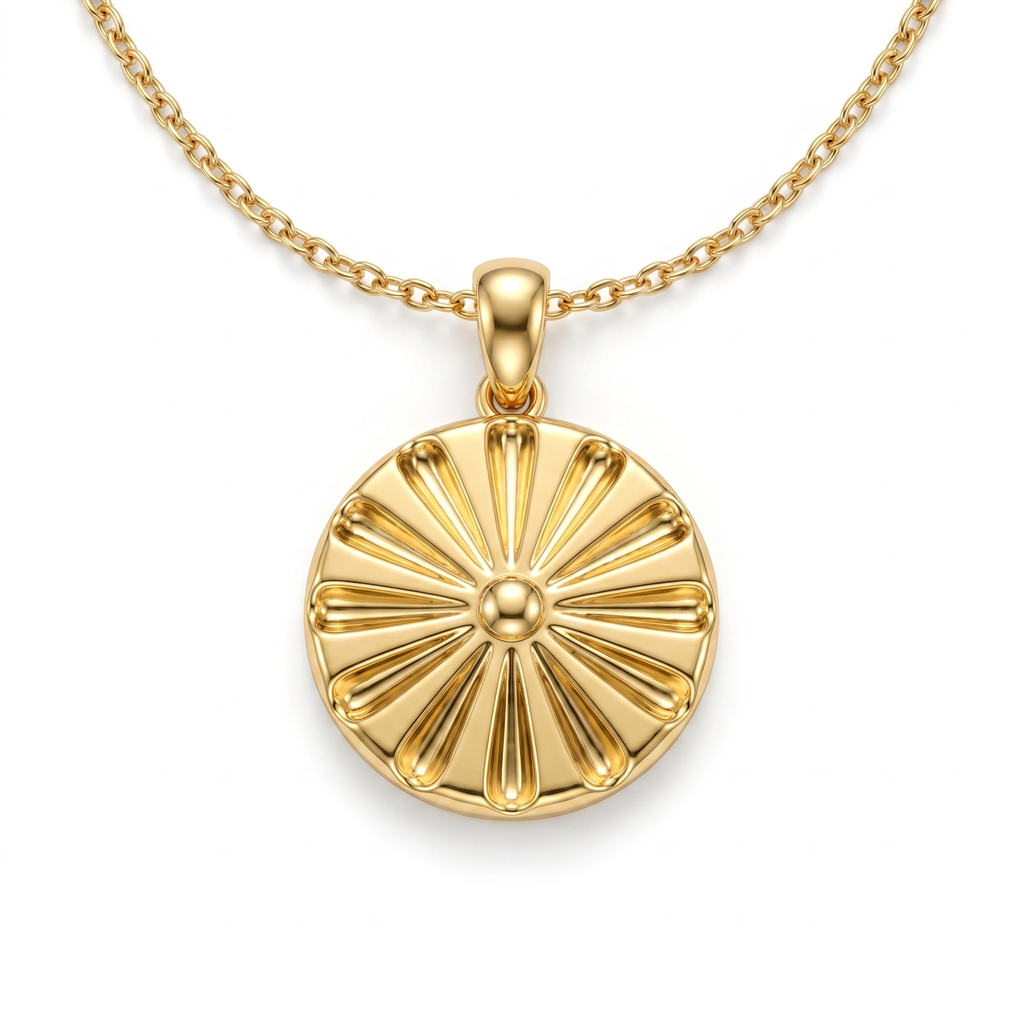 Sunburst Medallion pendant — FCP