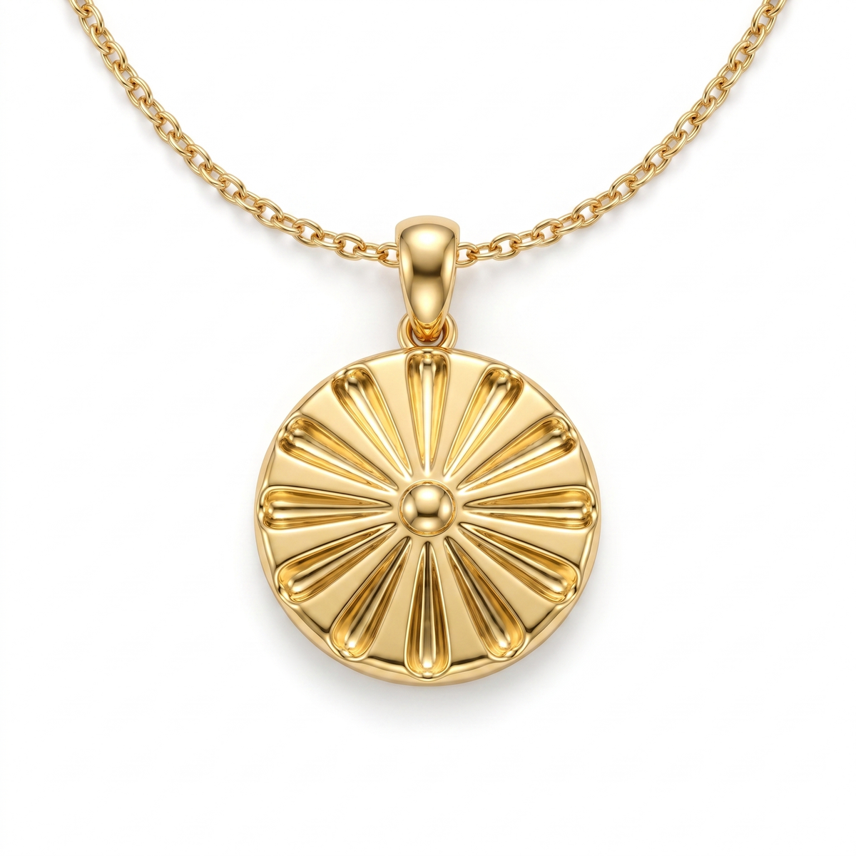 Sunburst Medallion pendant — FCP