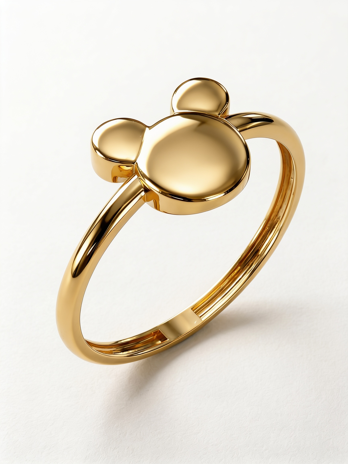 Miki Mouse Gold Ring