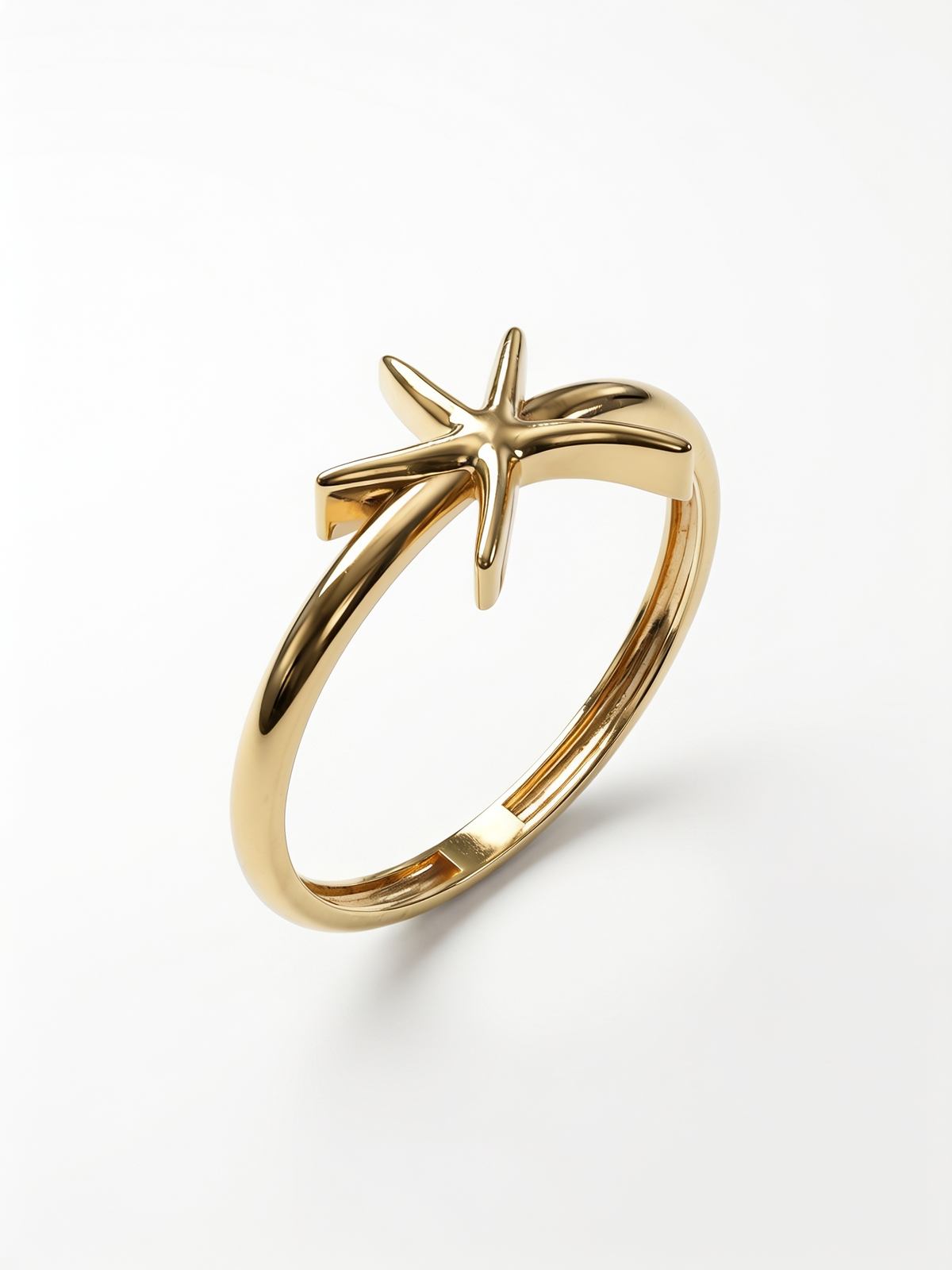 Dancing Starfish Gold Ring