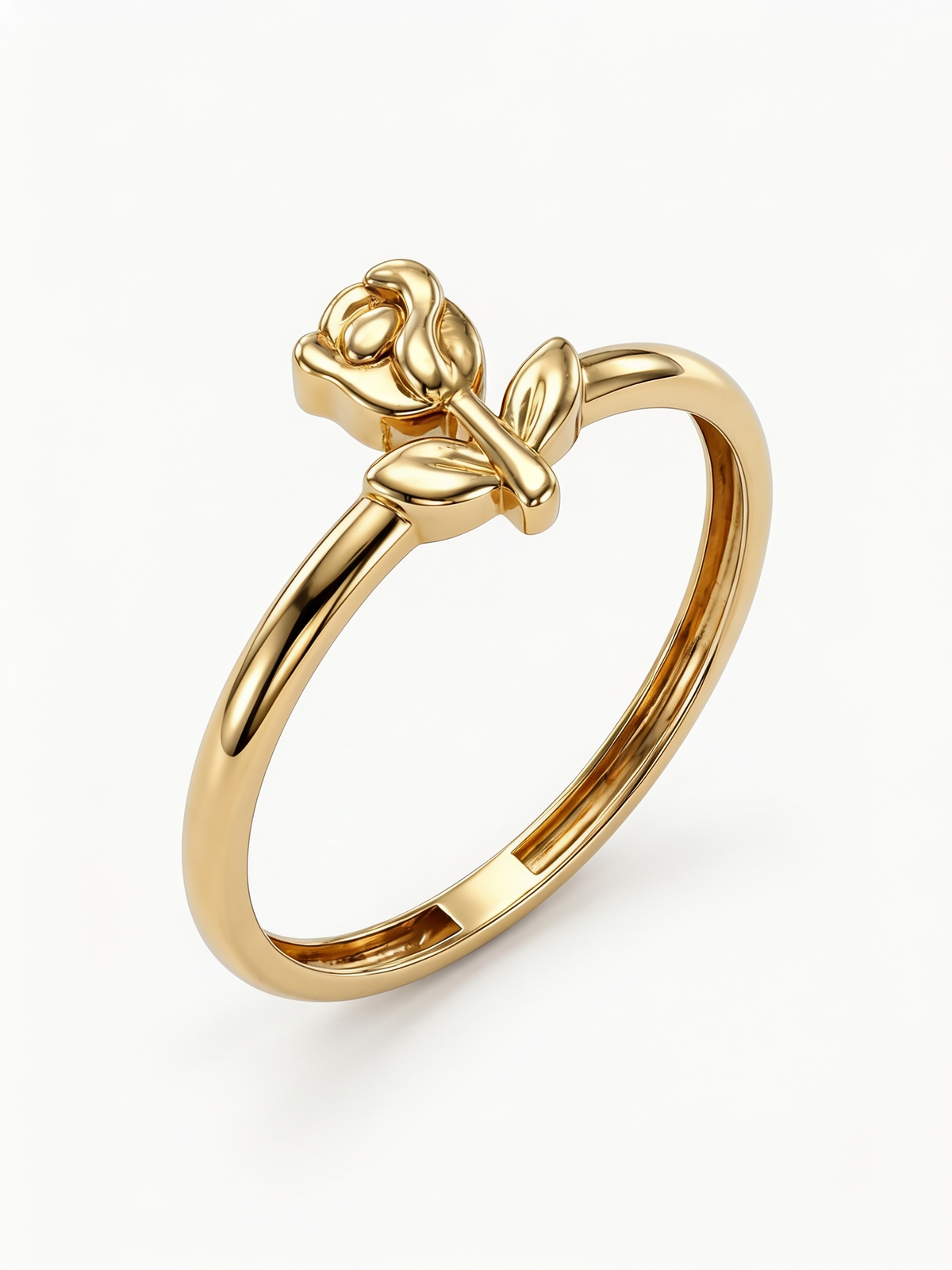 Blooming Tulip Gold Ring