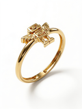 Angel Robot Gold Ring