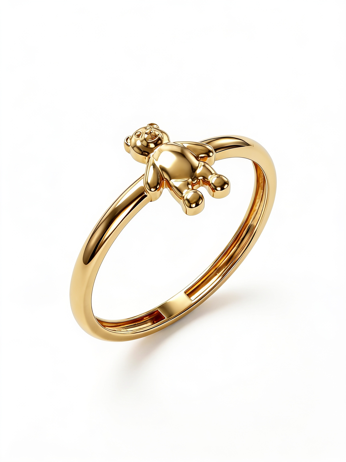 Little Bear Cub Gold Ring