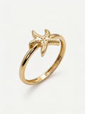 Ocean Starfish Gold Ring