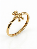 Balloon Bear Gold Ring